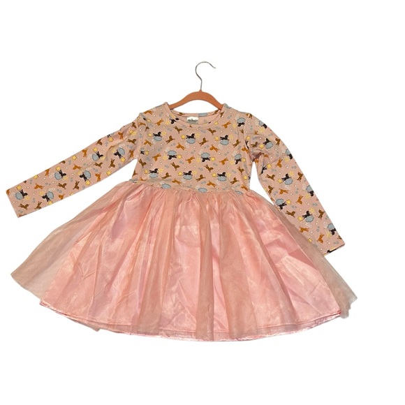 NWT Afro Unicorn Pink Tulle dress, 5T - Picture 5 of 7